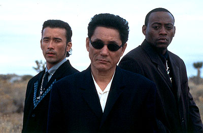 Claude Maki, Omar Epps and Takeshi Kitano